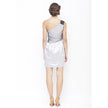 Toga Shift Dress - Bodycon Asymmetrical Dress