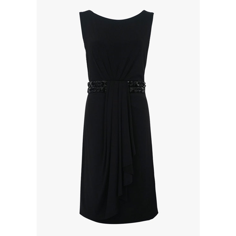 Knit Cascade Dress - Sleeveless Cascade Dress