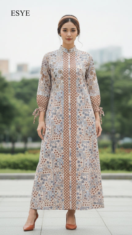 Lumena Dress - Flower Shift Flared Dress (Pre-Order)