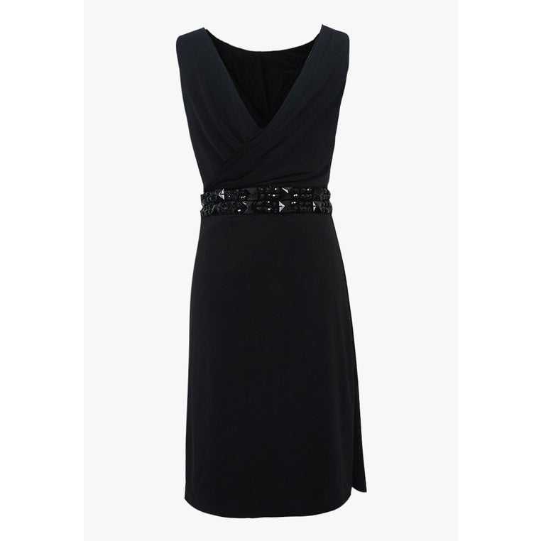 Knit Cascade Dress - Sleeveless Cascade Dress