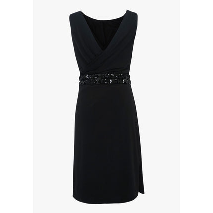 Knit Cascade Dress - Sleeveless Cascade Dress