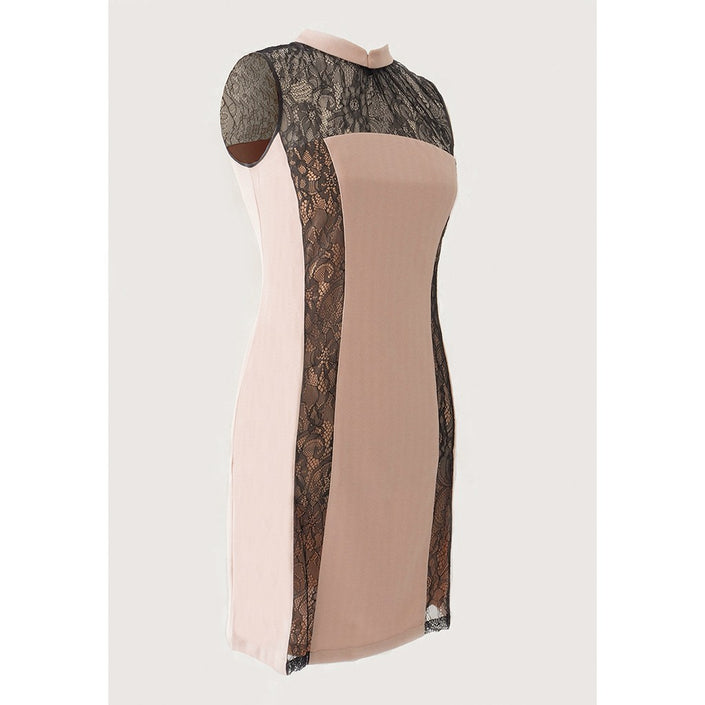 Tiffany Cheongsam Dress - Fitted Lace Dress