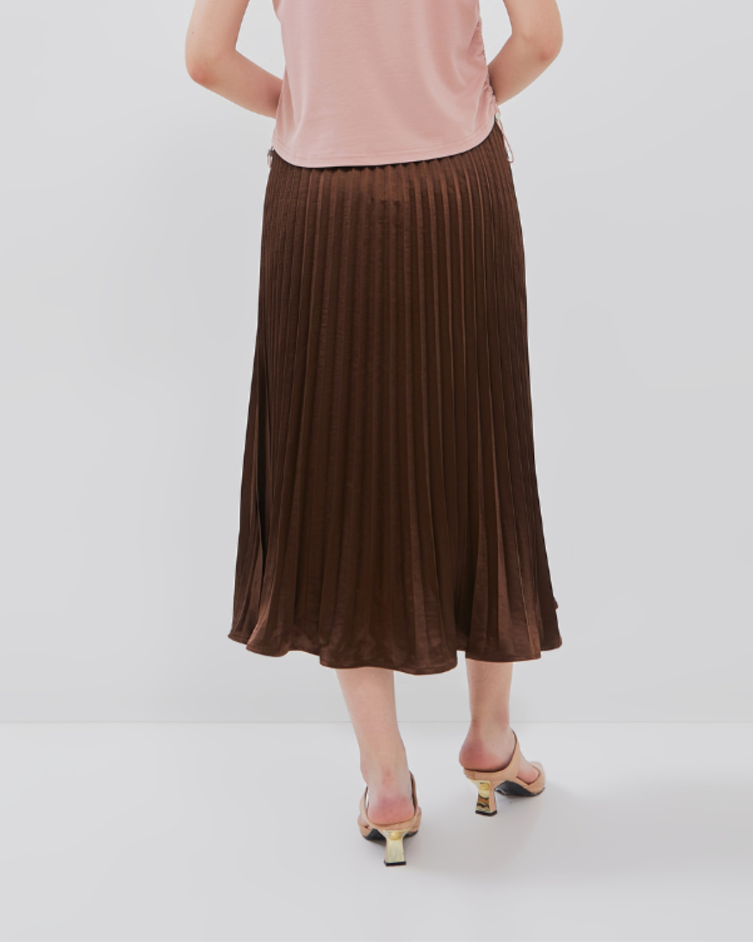 Keala Skirt - Shimmer Satin Fabric