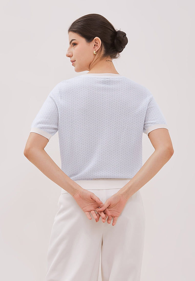 Arika Top - Short Sleeve Knit Top
