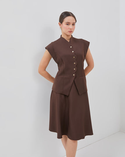 Azel Top - Blazer-inspired Top