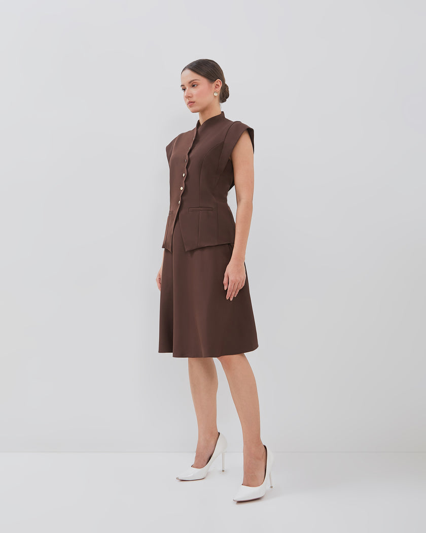 Azel Top - Blazer-inspired Top