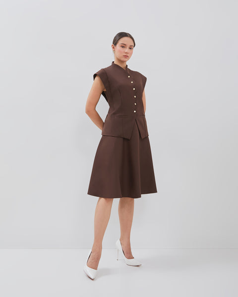 Azel Top - Blazer-inspired Top