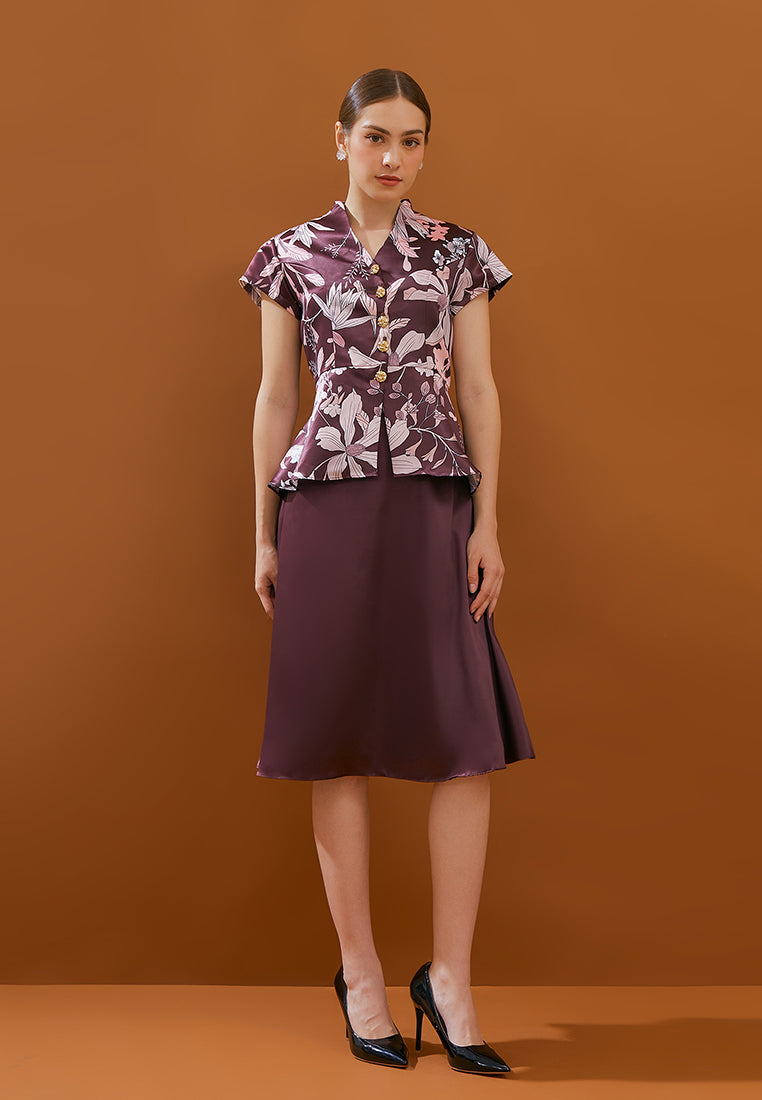 Anya Top - Fit & Flare Customize Printed Top (Pre-Order)