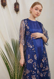 Briyana Lace Outer – Long Asymmetrical Floral Lace Outerwear