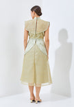 Calishya Cheongsam Dress - Midi Structured Fitted Dress