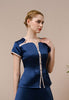 Catalina Top - Duchess Satin Fit Flared Top