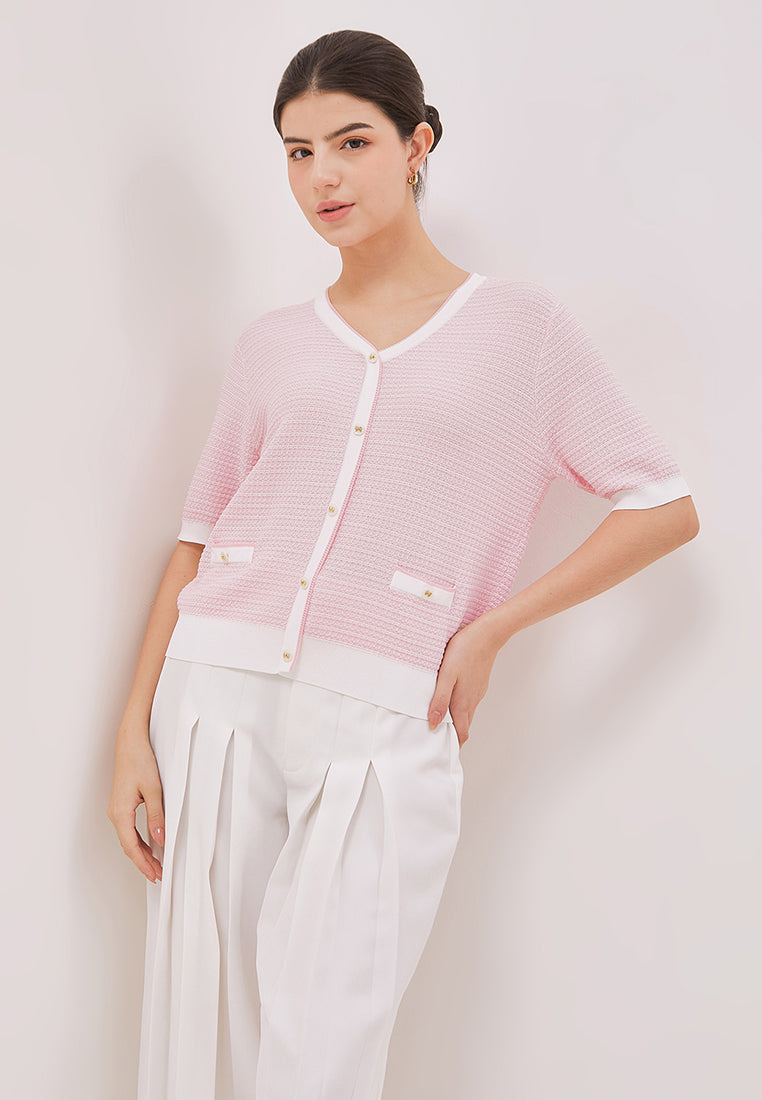 Chivy Top - Short Sleeve Knit Top