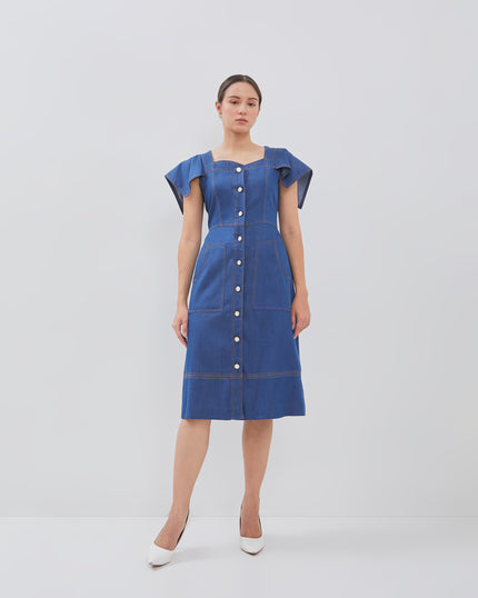 Collete Dress - Comfy Denim Fabric (Pre-order)