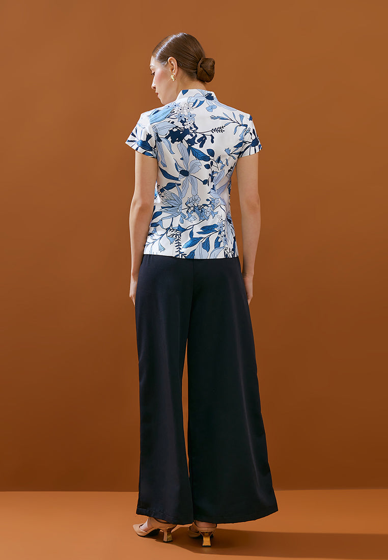 Courtney Top - Slim Fit Floral Print Top (Pre-Order)