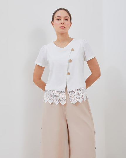 Delia Top - Loose-fitting with Linen Fabrics (Pre-order)