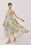 Doris Dress - Halter Neck Maxi Dress