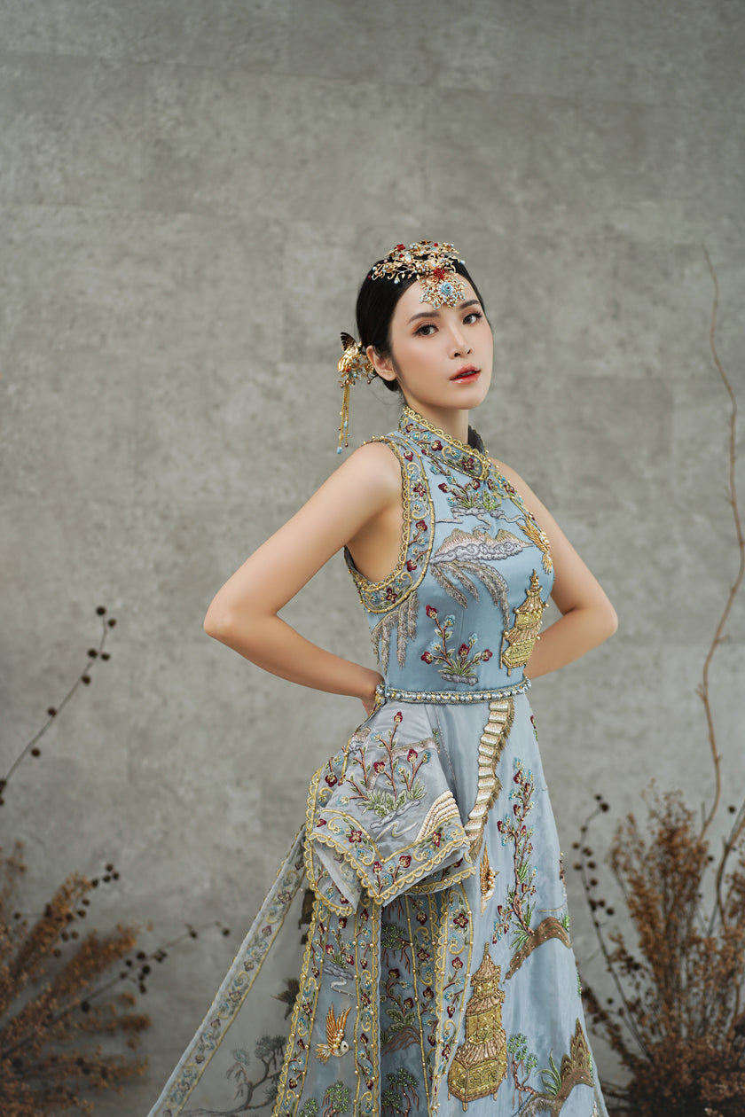 Clarisse Sangjit Dress (Rent)