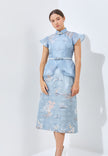Eyvva Cheongsam Dress - Midi Fit Bodice Dress (Pre-Order)