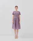 Odile Dress - Stylish Side Gesper Belt