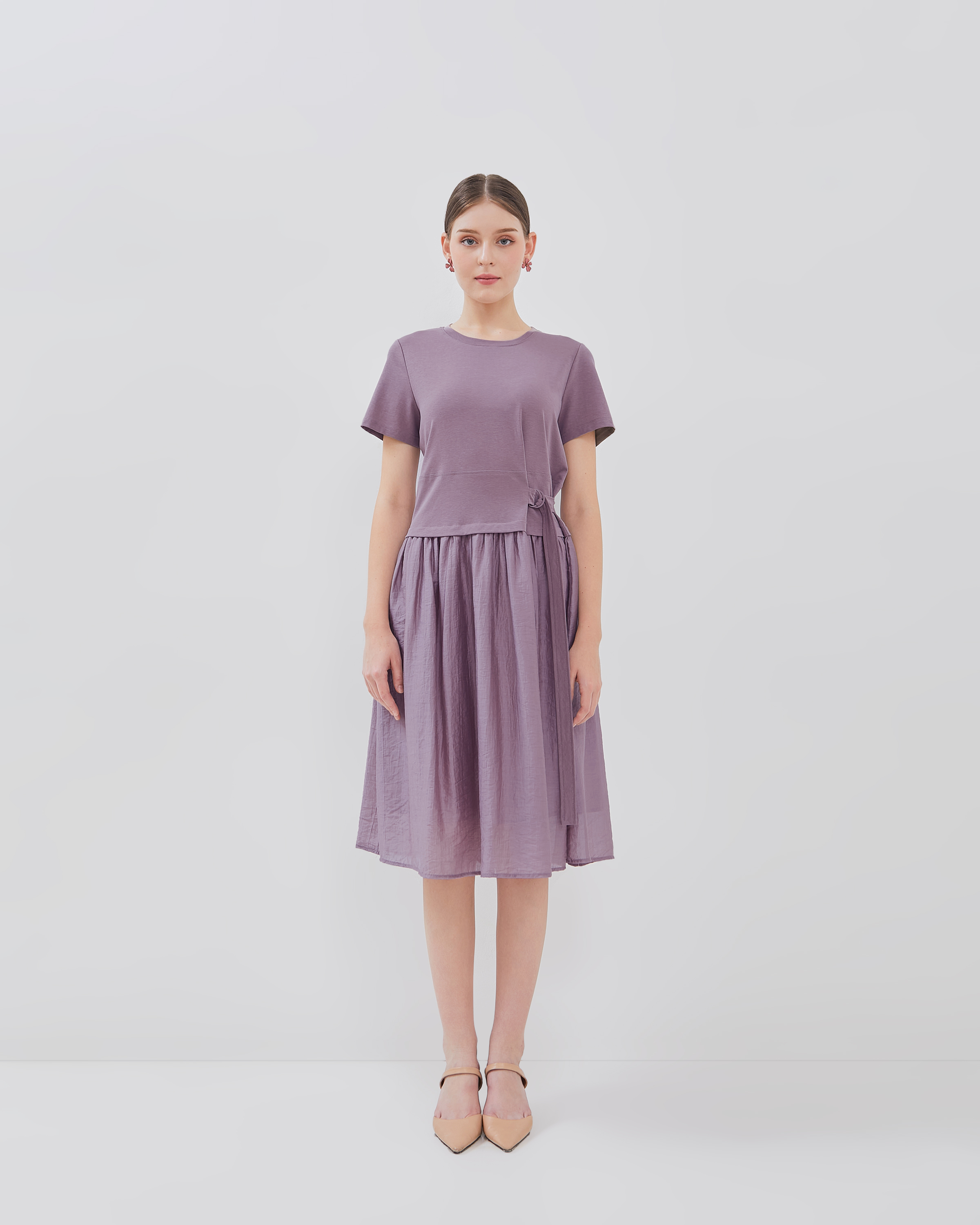 Odile Dress - Stylish Side Gesper Belt