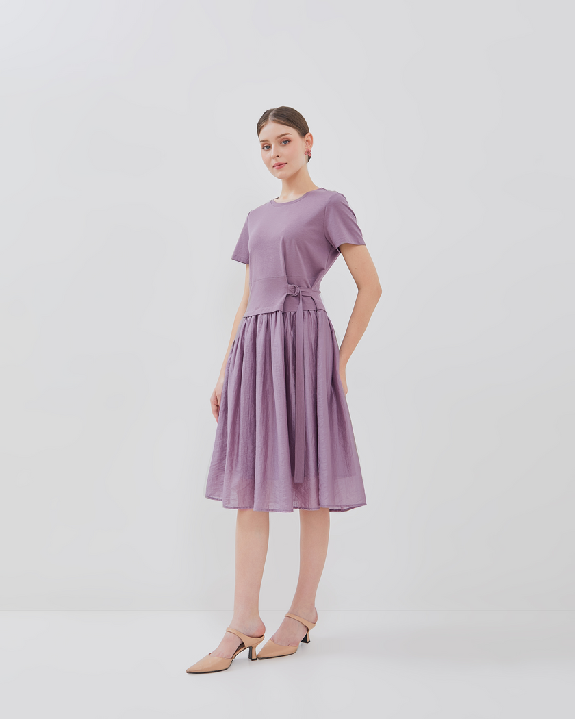 Odile Dress - Stylish Side Gesper Belt