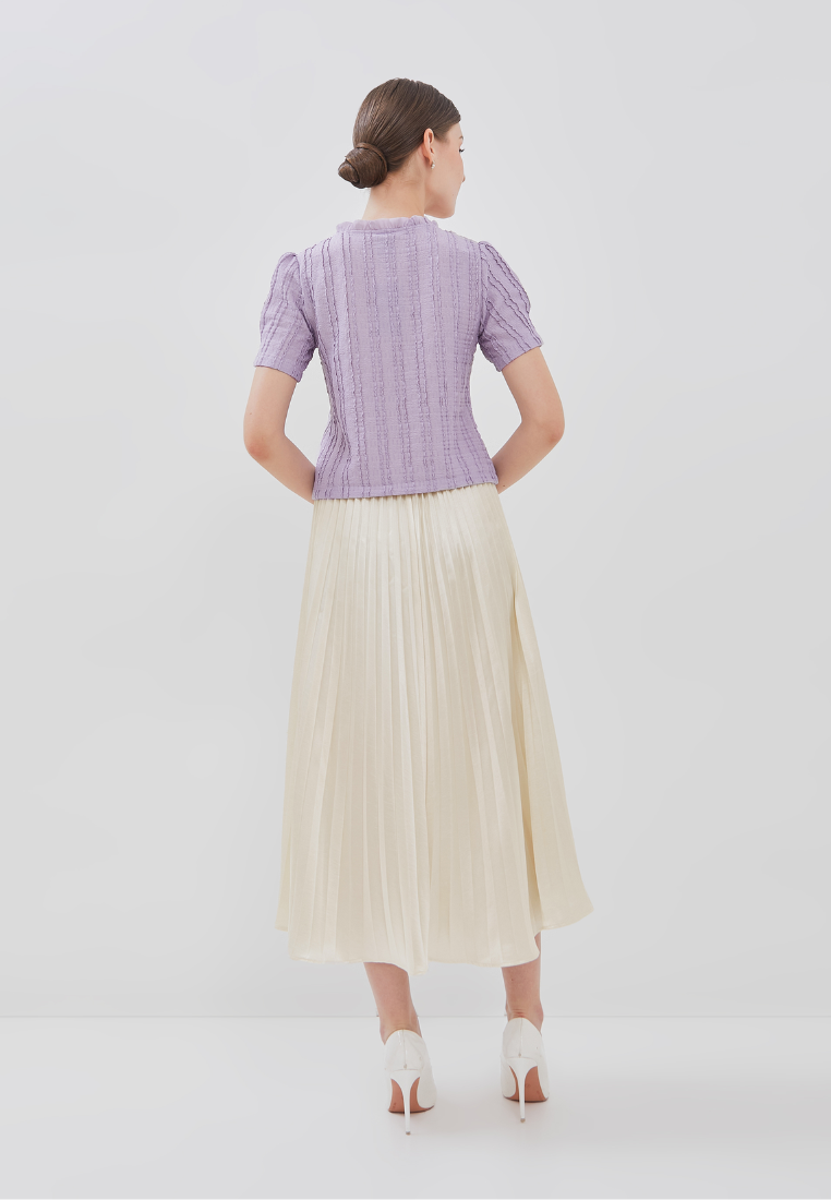 Relia Top - Textured Embossed Top