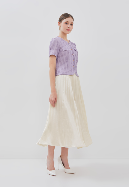 Relia Top - Textured Embossed Top