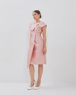 Filly Dress - Asymmetrical Cape Sleeves (Pre-order)