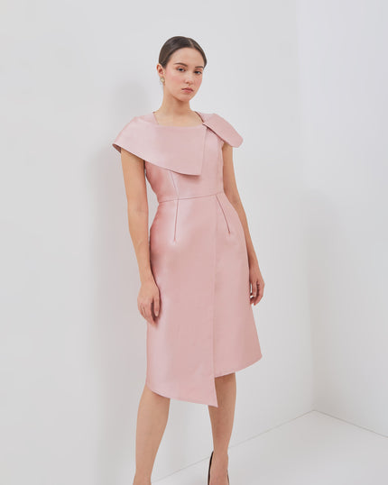 Filly Dress - Asymmetrical Cape Sleeves (Pre-order)