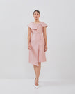Filly Dress - Asymmetrical Cape Sleeves (Pre-order)