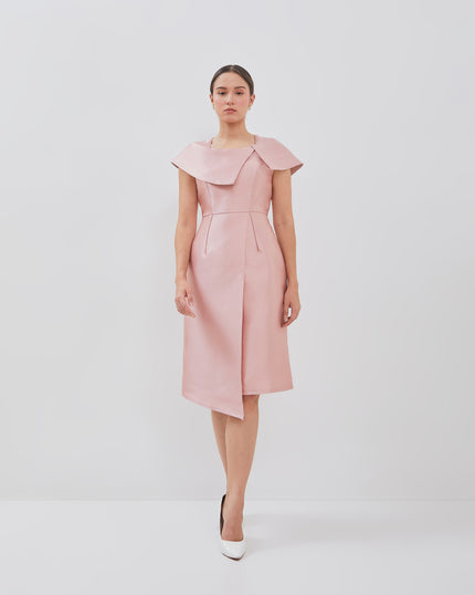 Filly Dress - Asymmetrical Cape Sleeves (Pre-order)