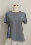 Floria Top - Casual Top with Floral Embroidery