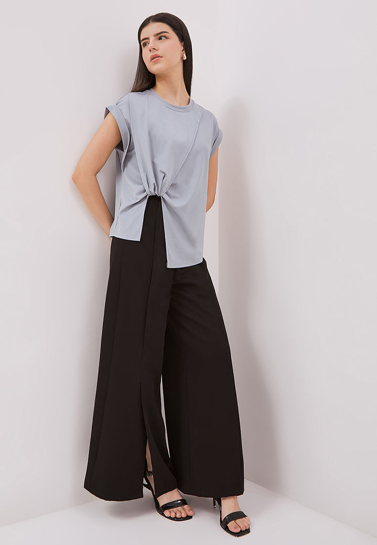 Georgia Top - Draped Tencel Top