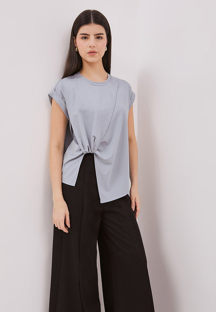 Georgia Top - Draped Tencel Top