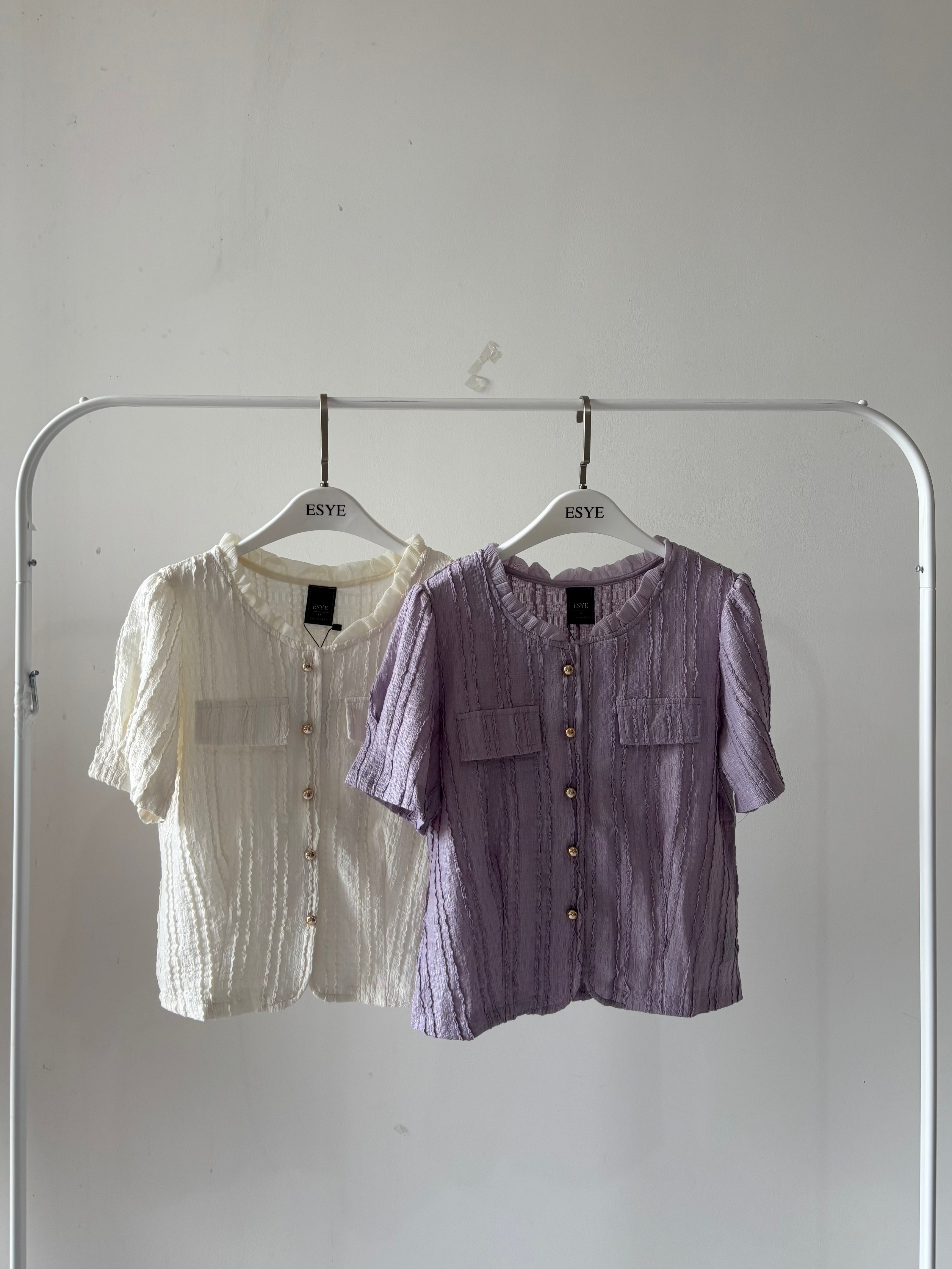 Relia Top - Textured Embossed Top
