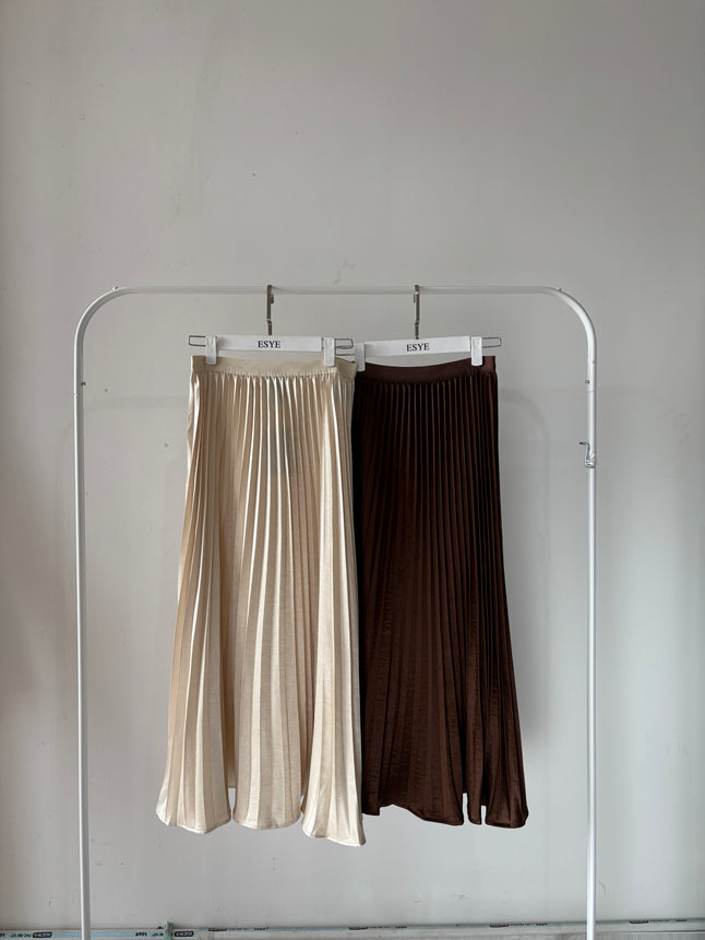 Keala Skirt - Shimmer Satin Fabric