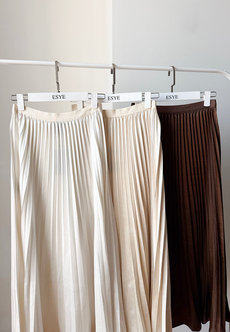 Keala Skirt - Shimmer Satin Fabric
