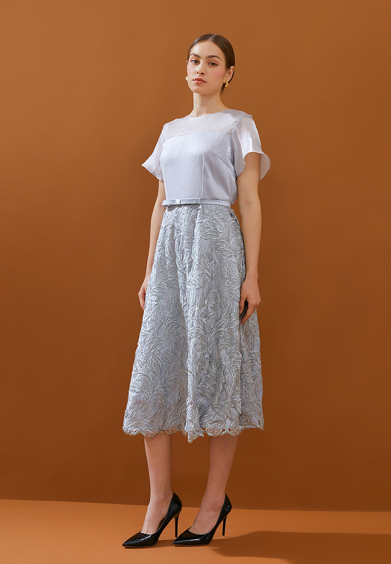 Isla Dress - Tulle Lace Fit & Flare Dress