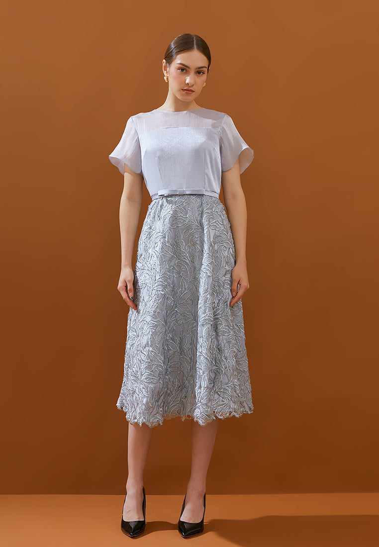 Isla Dress - Tulle Lace Fit & Flare Dress