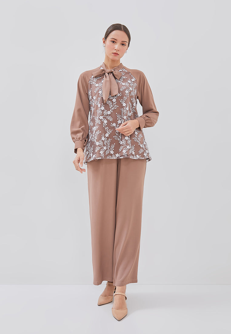 Jana Top - Flower Embroidery Lace Top (Pre-Order)