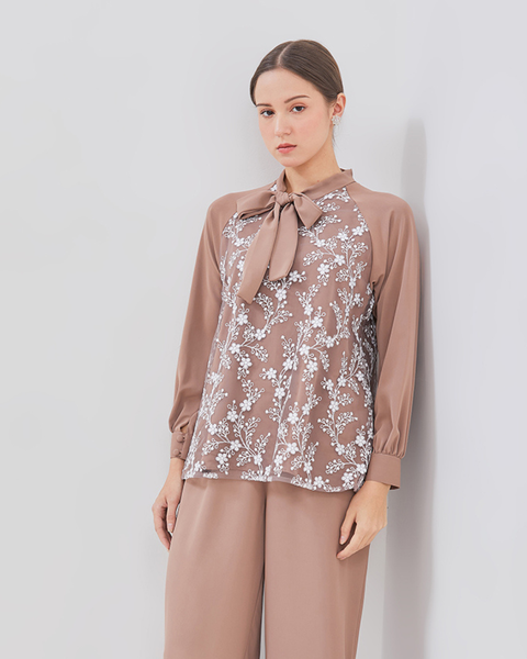 Jana Top - Flower Embroidery Lace Top (Pre-Order)