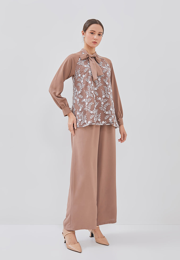Jana Top - Flower Embroidery Lace Top (Pre-Order)