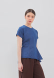 Jeane Top - Cotton Denim Fabric (Pre-order)