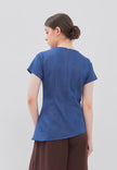 Jeane Top - Cotton Denim Fabric (Pre-order)