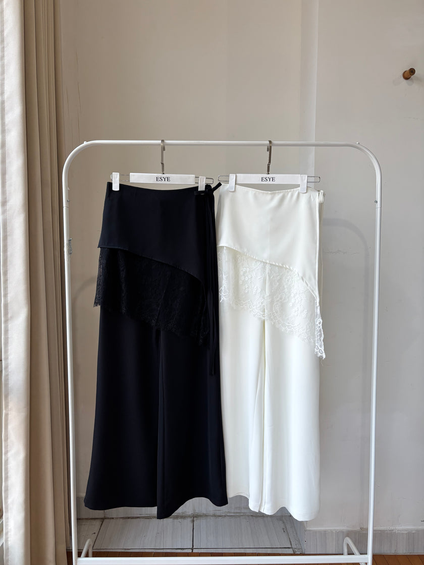 Jira Pants - Adjustable Overskirt with Lace