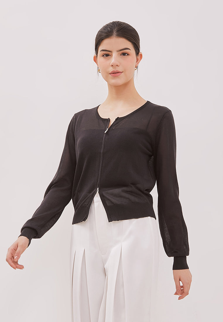 Karmena Cardigan - Long Sleeves Knit Cardigan