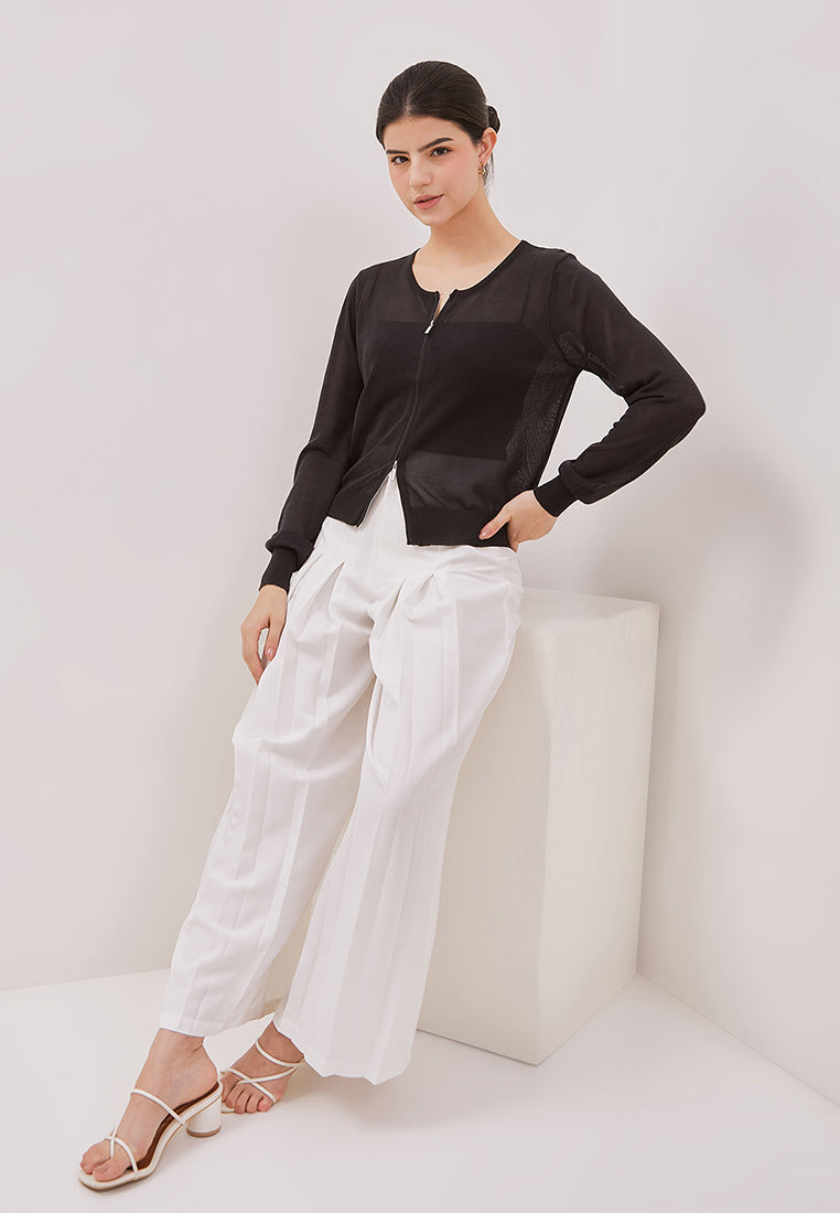 Karmena Cardigan - Long Sleeves Knit Cardigan