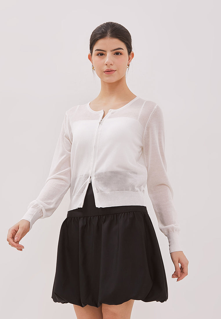 Karmena Cardigan - Long Sleeves Knit Cardigan