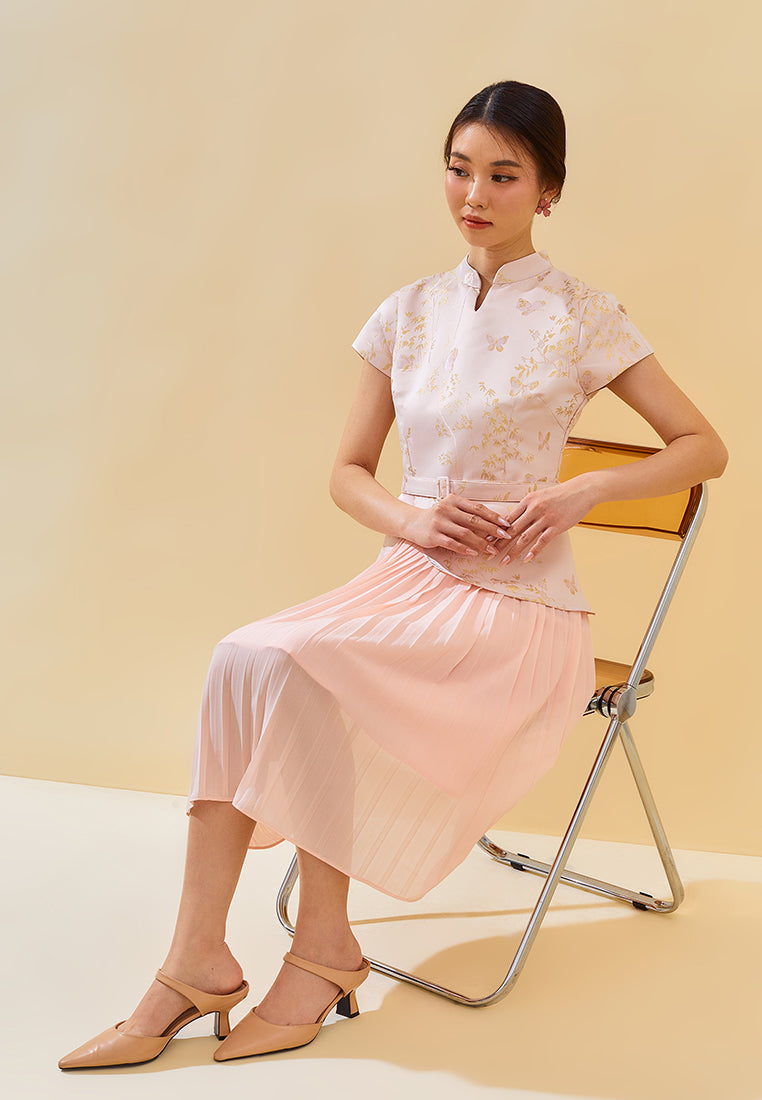 Kelsey Dress - Fit & Flared Midi Dress