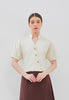Leticia Top - Raglan Puff Overlapping Top